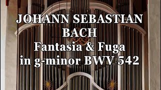 Bach at St Thomas Church  Fantasia and Fugue in gminor played by SEBASTIAN HEINDL [upl. by Rosenwald]