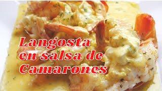 Langosta en salsa de camarones [upl. by Grory802]