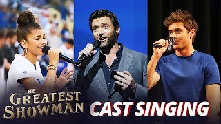 The Greatest Showman Cast REAL Singing Voice [upl. by Acinor]