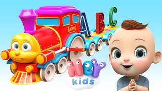 La chanson de lalphabet en français 🅰 HeyKids  Comptines pour bébé [upl. by Nyltyak]