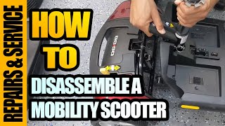 🔧How to Dissassemble a Mobility Scooter [upl. by Wymore629]