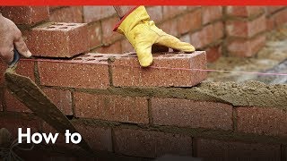 Bricklaying 101 How To Build A Brick Wall  Bunnings Warehouse [upl. by Anastatius]