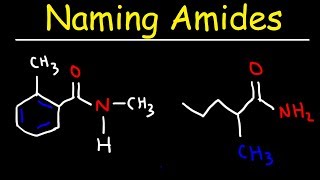 Naming Amides  IUPAC Nomenclature [upl. by Herahab]