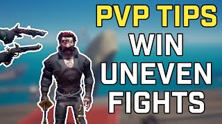 How to Win Uneven Fights PVP TIPS  Sea of Thieves [upl. by Eynenihc937]