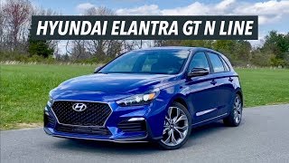 2020 Hyundai Elantra GT N Line Review  Can It BEAT The VW Golf GTI [upl. by Thurnau480]