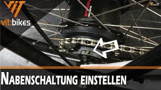 Nabenschaltung einstellen  vitbikesTV 096 [upl. by Joliet]