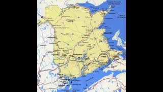 map of New Brunswick Canada [upl. by Akitahs]