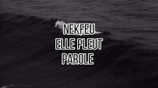 Nekfeu  Elle Pleut paroles [upl. by Purpura88]