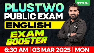 Plus Two Public Exam English  Exam Booster  Xylem Plus Two [upl. by Fleurette]