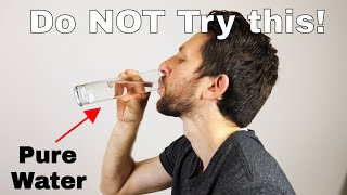 Does 100 Pure Water Have a Taste Drinking Type II Deionized Water Experiment [upl. by Ahsele]