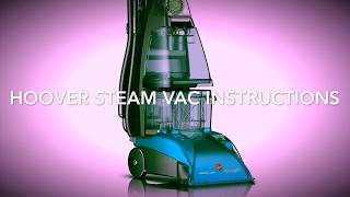 Hoover steam vac instructions and review [upl. by Anissa436]