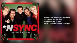 NSync 04 Merry Christmas Happy Holidays Lyrics [upl. by Loree]