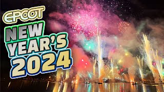 Cheers to the New Year Fireworks at EPCOT 2024 [upl. by Pia]