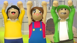 DANÇA NO CASTELO Human Fall Flat [upl. by Ylrahc]