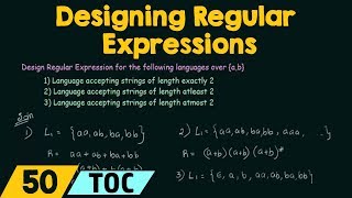 Designing Regular Expressions [upl. by Siduhey]