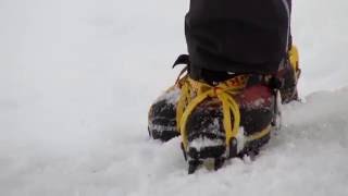 Winter skills 24 walking in crampons [upl. by Adnilim]