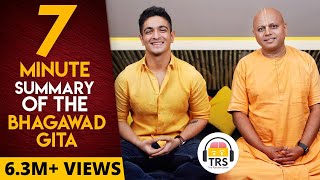 Gaur Gopal Das Monk Explains Bhagawad Gita In 7 Minutes  Beerbiceps  The Ranveer Show [upl. by Ariada53]