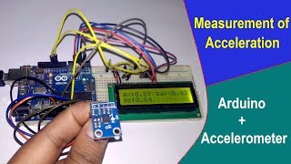 Acceleration Measurement with Accelerometer and Arduino [upl. by Merry]