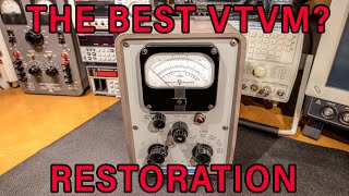 The BEST VTVM You Decide HP 410B Restoration and Alignment [upl. by Ilzel]