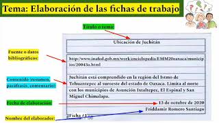 Fichas de trabajo [upl. by Eiralam]