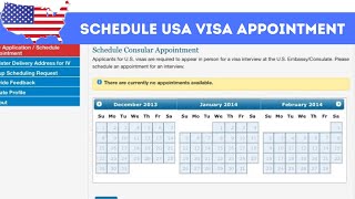 How to schedule USA Visa appointment online  Step by Step 2020 [upl. by Tatum]