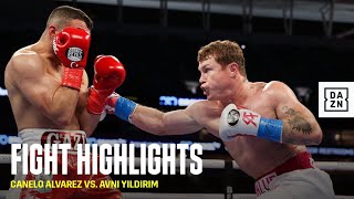 HIGHLIGHTS  Canelo Alvarez vs Avni Yildirim [upl. by Ahsienahs7]