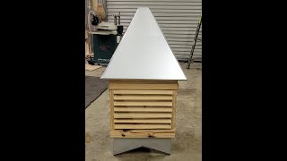 How I Build a Cupola with louvers DIY [upl. by Gunter965]