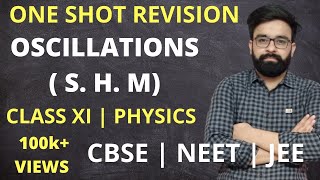 One Shot Revision  Oscillations  SHM  Class 11th Physics  CBSE  JEE  NEET [upl. by Ayiak488]