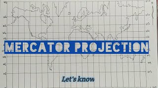 Mercator projection Calculation and drawing step by step [upl. by Trace134]