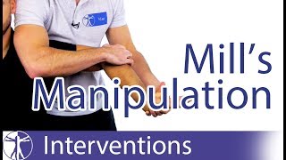 Mills Manipulation  Lateral Epicondyalgia [upl. by Namharludba504]