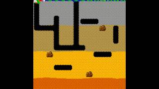 Arcade Game Dig Dug 1982 Namco [upl. by Leaj56]