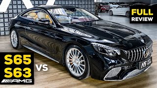 2020 MERCEDES S65 AMG Coupé vs S63 NEW FACELIFT V12 S Class FULL Review BRUTAL Exhaust Interior [upl. by Tavis320]