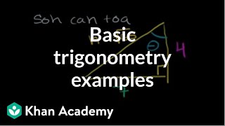 Basic trigonometry II  Basic trigonometry  Trigonometry  Khan Academy [upl. by Aicirtak]