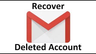 How To Recover a Deleted Gmail Account [upl. by Dranrev250]