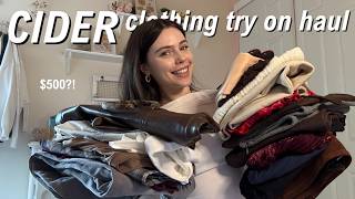 Cider Clothing Haul  Review ☆ [upl. by Avner]