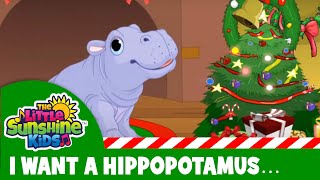 CHRISTMAS HIPPO Animated Plush [upl. by Conrado]