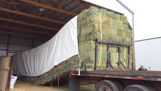 Unloading Hay the Easy Way [upl. by Dopp]