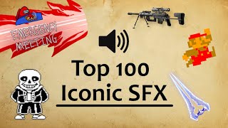 100 Most Iconic Video Game Sound Effects 19802019 [upl. by Leifer]