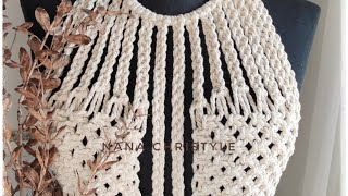 Macrame techniques  Advanced Tutorials on httpsthemacrameacademycom [upl. by Yauqram]