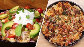 9 Crunchy And Cheesy Nacho Recipes • Tasty [upl. by Eirelam]