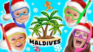 Vlad and Niki celebrate Christmas in the Maldives [upl. by Seagrave]