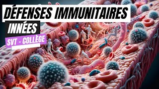 Les défenses immunitaires innées SVT Collège [upl. by Helsa]