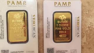 BEWARE OF FAKE PAMP 1oz GOLD BARS on eBay [upl. by Venn232]