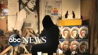 Banksy reveals how he shredded a work of art after it was sold at auction [upl. by Allicserp]