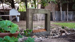 The COOLEST Water Feature to DIY [upl. by Ailima]