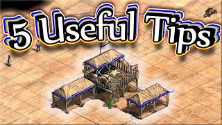 5 Useful Tips for AoE2 Town Centers [upl. by Esilehc]