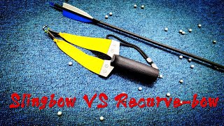 Slingbow VS Recurvebow [upl. by Ellehcyt]