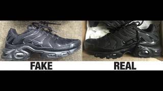 How To Spot Fake Nike Tuned 1  TN  Air Max Plus Trainers Authentic vs Replica Comparison [upl. by Pigeon]