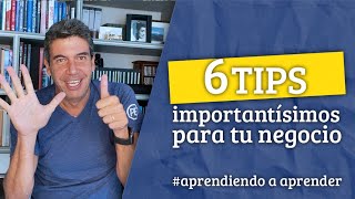 6 tips para un negocio exitoso [upl. by Hamrnand]