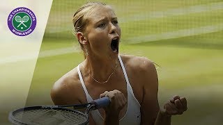 Maria Sharapova vs Serena Williams Wimbledon final 2004 Extended Highlights [upl. by Ahsienad]